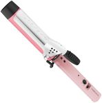 VODANA Professional GlamWave Ceramic Curling Iron, Long-Lasting Natural Curls, Instant Heat, Hair Curler, Curling Wand, Available in USA (1.4 inch, Pink)