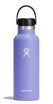 HYDRO FLASK - Water Bottle 532 ml (18 oz) - Vacuum Insulated Stainless Steel Water Bottle with Leak Proof Flex Cap and Powder Coat - BPA-Free - Standard Mouth - Lupine