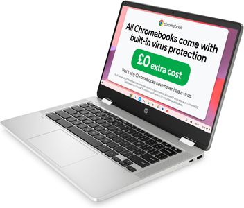 HP Chromebook x360 14" Laptop – 128GB Storage, Touchscreen