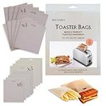 20 Pack Toaster Bags, Reusable Non-