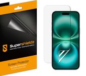 Supershieldz (3 Pack) Designed for iPhone 16 / iPhone 15 (6.1 inch) Screen Protector, High Definition Clear Shield (PET)