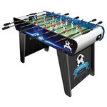 leomark wooden table football 122cm x 61cm x 82cm (WxDxH), soccer match, soccer world cup for kids and adults, table games for home and school, Champions