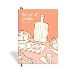 7mm Recipe Journal | Joy of Cooking | Make your own Recipe and Cook Book | Kitchen Essential | A5 Size | 4 Sticker sheets | Hardbound and Laminated | 14.8 X 21 cms | Coral