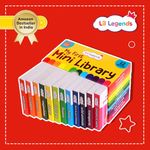 Oswaal Lil Legends Mini Library - Box Set- Alphabet | Numbers | Colours | Shapes | About Me | Flowers | Vegetables | Fruits | Farm & Pet Animals | Wild Animals | Transports | People At Work