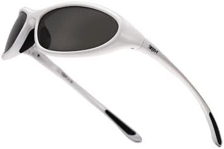 TIJN Sports Sunglasses for Men Women UV400 Wraparound Cycling Running Golf Motorcycle Glasses, Standard Fit Outdoor Shades, Vanta