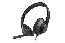 Creative HS-720 V2 USB Digital Audio On-ear Headset with Noise-cancelling Condenser Boom Mic, Inline Mic Mute / Calls / Volume Control and Mic-monitoring Feature, Simple Plug-and-play for Video Calls