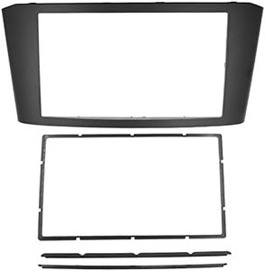 THua Store 2 Adaptador de automóvil DIN Radio Fascia Ajuste for Toyota AVENSIS 2003-2008 DVD Kit de Ajuste de Bisel de Montaje de Marco estéreo
