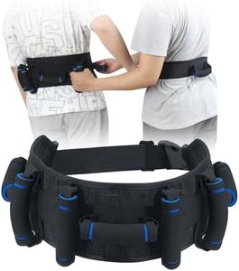 MKEFMEI Gait Belts Transfer Belts for Seniors，Gate Belt for Elderly with 7 Handles，Walking Belt for Elderly Physical Therapy with Quick Release Buckle，Standing Aids & Supports