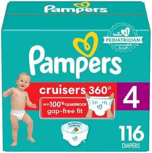 Pampers Pull On Cruisers 360° Fit Disposable Baby Diapers with Stretchy Waistband, Super Pack (Packaging May Vary)