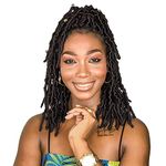 Niseyo 6 Packs Butterfly Locs Crochet Hair 12 Inch Pre Looped Distressed Locs Crochet Braids