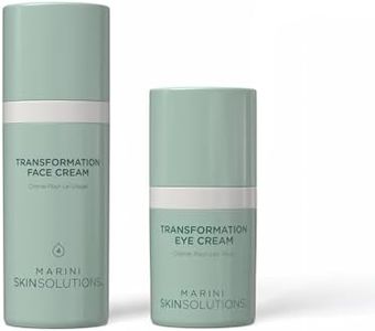 Marini SkinSolutions Transformation Face Cream (1 oz) + Eye Cream (0.5 oz) - Skin Care with Anti-Aging Growth Factors, Peptides & Hyaluronic Acid