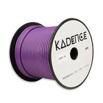 Kadence 90 Meter Solderable Mic Cable Roll For Making Microphone Cable, XLR Cable without jack Pure Copper Solderable Mic Cable 64 Strand breeding,2 Core (Purple)