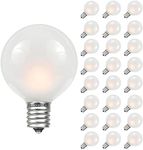 Novelty Lights 25 Pack G40 Frosted 