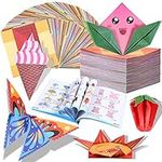 432 Sheets Origami Paper with Guidi