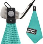 Playing It Forward Magnetic Golf Towel for Golf Bags with Clip for Men & Women, Waffle Weave Microfiber Golf Towel with Industrial Strength Magnet for Strong Hold to Golf Carts or Clubs