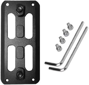 Vehibrckt Lok Arca Rail Mount M-80L, Arca Swiss for Rifle Tripod Ballhead Quick Release Plate 3.15" x 1.5", Compatible with RRS Dovetail, 2 Mlok Slot Interface, Black