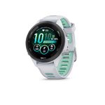 Garmin Forerunner 265S with Music, 42mm GPS running smartwatch, AMOLED touchscreen, advanced training & insights, training & HRV status,safety & tracking features,up to 15 days battery life,Whitestone