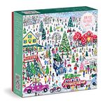 Galison 9780735375840 Michael Storrings Christmas Tree Farm Jigsaw Puzzle, Multicoloured, 1000 Pieces