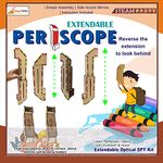 StepsToDo Diy Periscope Making Kit Make Your Own Spy Toy Periscopes Making Set Reflection Toy Scientific Toy Building Set, Kids, Beige