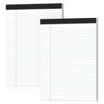 Legal Pads 8.5 x 11 Note Pads, 2 Pack Notepad 8-1/2 x 11 Legal Pad, 30 Sheets/Pad, Legal Pads 8.5 x 11 College Ruled Thick Writing Paper Lined Tablets Paper Pads Notepads for Work Office School Home