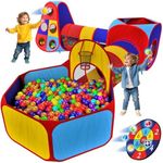 Playz 5pc Kids Play Tent Jungle Gym