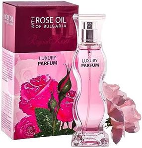 Biofresh cosmetics Regina Floris Parfum de luxe pour femme à la rose, arôme à l'huile de rose et à l'eau de rose pour les filles, eau de parfum 50ml