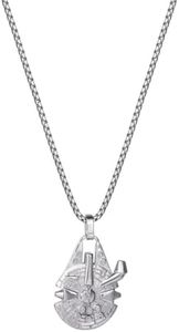 Disney Star Wars Collier en acier inoxydable pour homme avec pendentif personnage, chaîne vénitienne de 55,9 cm, taille unique, Acier inoxydable, Non applicable