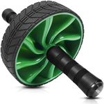 Ab Roller Wheel - AGREJO Ab Workout Equipment for Abdominal & Core Strength Training, Home Gym Fitness Equipment, Exercise Wheel for Men Women (Green)