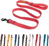 Pawsitive Hemp Leash - 5ft Long, with a Padded Handle for Extra Comfort. Made from Durable, Machine Washable Hemp. Rosemary Red