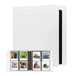 192 Pockets Photo Album for Fujifilm Instax Wide 300 Camera, Polaroid 600 i-Type Film Album, Extra Large Picture Albums for Polaroid Now OneStep2 OneStep+ Instant Camera, POP Lab Print Camera (White)