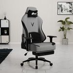 Green Soul Vision Pro Multi-Functional Ergonomic Gaming Chair, with Premium Fabric, 4D Armrests, Integrated Footrest, Sturdy Metal Base & 180° Back Recline (Earth) Installation Provided