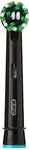 Oral-B Cross Action Electric Toothbrush Head with CleanMaximiser Technology, Angled Bristles for Deeper Plaque Removal, Pack of 4, Black