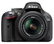 Nikon D5200 Digital SLR Camera with 18-55mm VR Lens Kit - Black (24.1MP) 3 inch LCD (Renewed)