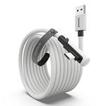 Syntech Link Cable 5m Compatible with Oculus/Meta Quest 3/Meta Quest 3S, Quest2/Pro/Pico 4/Ultra Accessories and PC/SteamVR, High Speed PC Data Transfer, USB 3.0 to USB C Cable for VR Headset