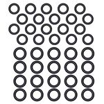 Twinkle Star Pressure Washer O-Rings Kit for 1/4" & 3/8" Quick Connect Couplers - 40 Pack | Power Washer Hose O-Rings Set for Sealing, Replacement, and Maintenance