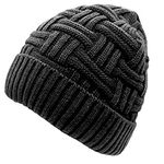 Gajraj Unisex Wool, Acrylic Skull Cap (Pack Of 1) (GC5G_Coal Grey_Free Size)