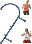 Wabmip Acupoint Massage Trigger Point Cane,Cane Shaped Massager , Body Deep Tissue, Handheld Back, Neck, Shoulder, Leg and Feet Massager Rod, Muscle Release Tool Self Massage Hook Cane for Women & Men, Blue