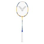 VICTOR TK-15Light-O-6U Thruster Series Badminton Racket Strung Head-Heavy Powerful | Ultra High Modulus Graphite | Nano Resin | Fiber Reinforced System (FRS) - Orange