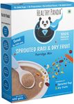 HEALTHY PANDA Organic Sprouted Ragi Dry fruit Porridge (400 g) / Sprouted Ragi Powder for babies/Baby cereal/Sprouted Ragi/Toddler food//Baby food/Baby cereal 6 months +