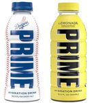 PRIME Hydration Sports Drink by Logan Paul & KSI - Los Angeles (LA) Dodgers + Lemonade - 500ml Bottle