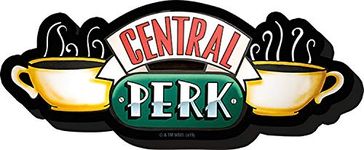 AQUARIUS Friends Central Perk Logo Funky Chunky Novelty Magnet for Refrigerator, Locker, Whiteboard & Game Room Officially Licensed Merchandise & Collectibles