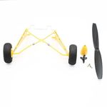 KingVal Replacement Front Landing Gear and Propeller Parts Combo Compatible with Wltoys XK A160 RC Airplane Aircraft Glider