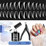 Beetles Gel Nail Kit Short Almond, 