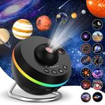 ALLOMN 13 in 1 Galaxy Projector for Bedroom, Planetarium Star Projector with 13 Film Discs & 6 RGB Light Effects, Starry Sky Projector Planetarium Night Light with Timer for Adults Kids Birthday Gift