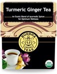 Buddha Teas Organic Turmeric Ginger Herbal Tea 18 Teabags