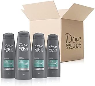 Dove Men + Care Fortifying Shampoo specifically designed for men's hair Aqua Impact moisturizes and strengthens hair with every wash 1420 ml (Pack of 4)