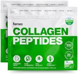 Hydrolyzed Collagen Peptides Supplement for Women & Men - Joint, Hair, Skin & Nails Support - Grass Fed Type I & III - Keto, Paleo - 28 Servings, 9.88 oz, Unflavored Powder - 2 Pack