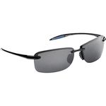 Flying Fisherman Cali Polarized +2.00 Readers Glasses, Black Frame, Smoke Lenses