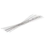 Griffin Soft Twisted Wire Needles, Fine Flexible Beading Needle, Pack of 25, Large Round Eye and Easy to Thread, Collapsible Eye Holds Threads, German Made, Use for Pearl Knotting and Silk Cord