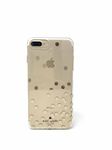 Kate Spade New York Protective Case for iPhone 8 plus iPhone 7 Plus & iPhone 6 Plus - Clear/Confetti Dot Gold Foil